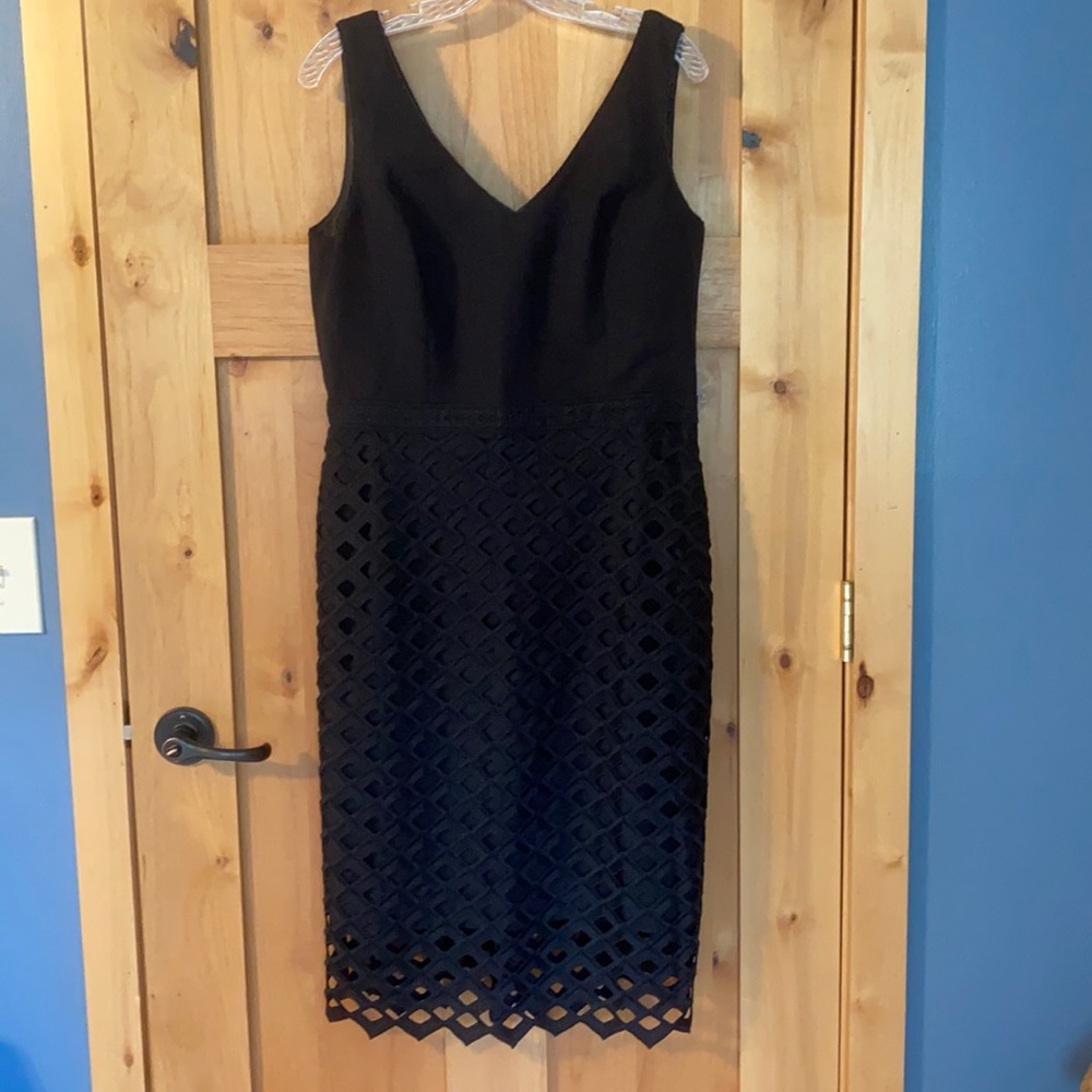 NWT White House Black Market black dress Sz 12